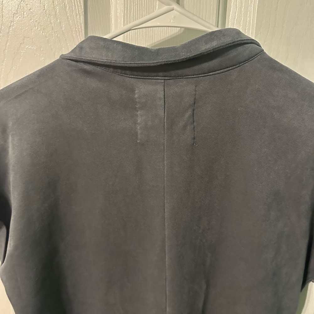 0087 Cupio Charcoal collar‎ Shirt Womens size small - Picture 6 of 7